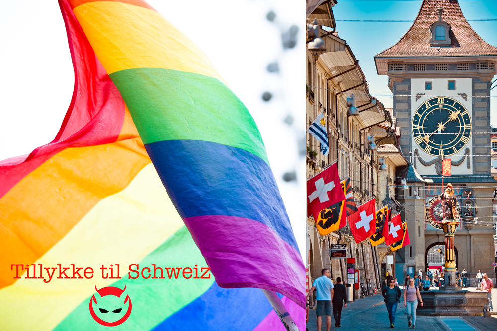 Schweiz tillader homoseksuelle at blive gift